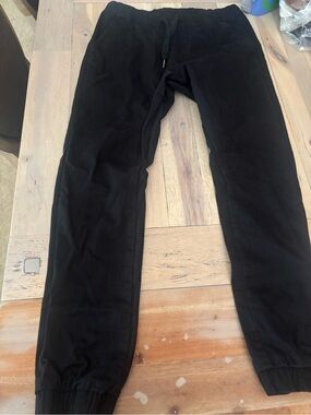 Black Drawstring Joggers -